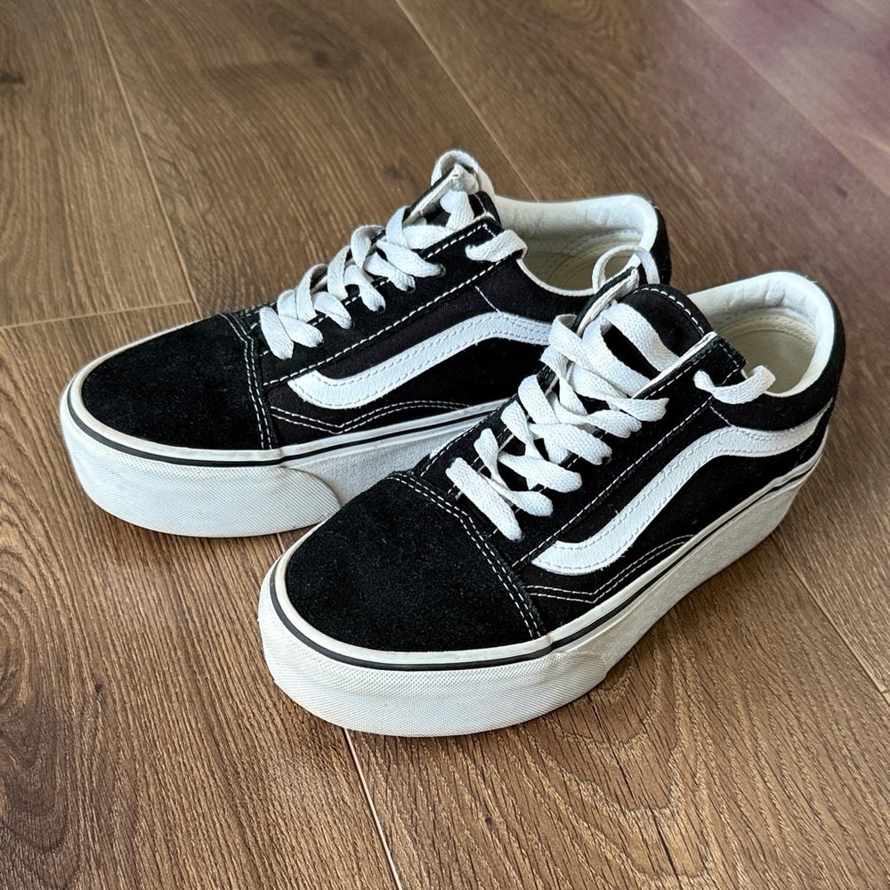 Vans Black and White Women's Sneakers
